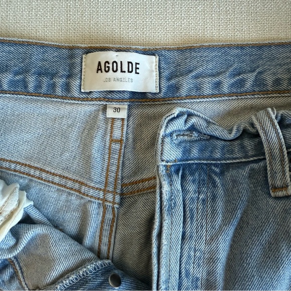 AGOLDE 90s loose mid rise shorts, size 30 waist - Picture 10 of 11